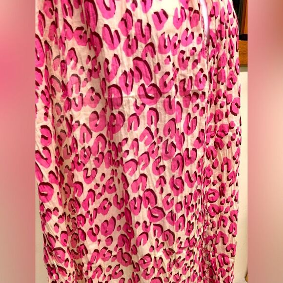Auth Louis Vuitton Pink Lepord Print Limited Edition Stephen Sprouse Wrap Scarf - Picture 6 of 14